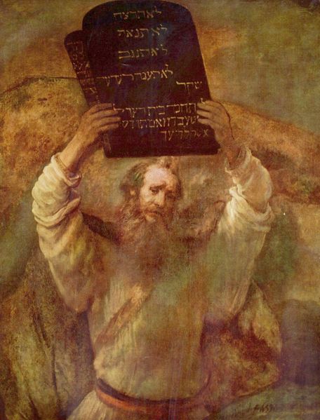 Rembrandt Harmensz Moses Moses and the Ten Commandments