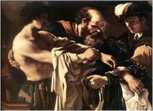 prodigal recieving new clothes